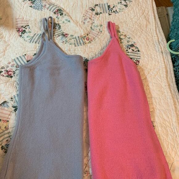 ITALIAN CASHMERE PINK CAMI CAMISOLE TANK TOP - Picture 3 of 3